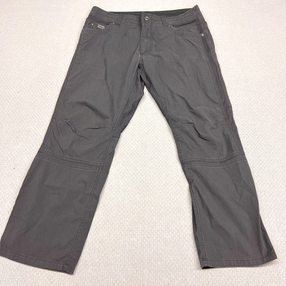 Kuhl Radikl Pants Mens 34x28 Gray Straight Fit Outdoor Hiking Casual - Picture 1 of 9